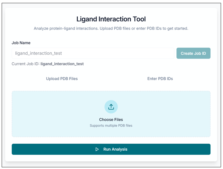 Ligand-Interaction Workspace